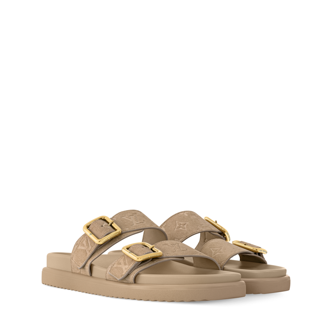 ク*ロ様 LOUIS VUITTON デニムキャンバス サンダルミュール レザー LV Venice Mule - Shoes | LOUIS VUITTON